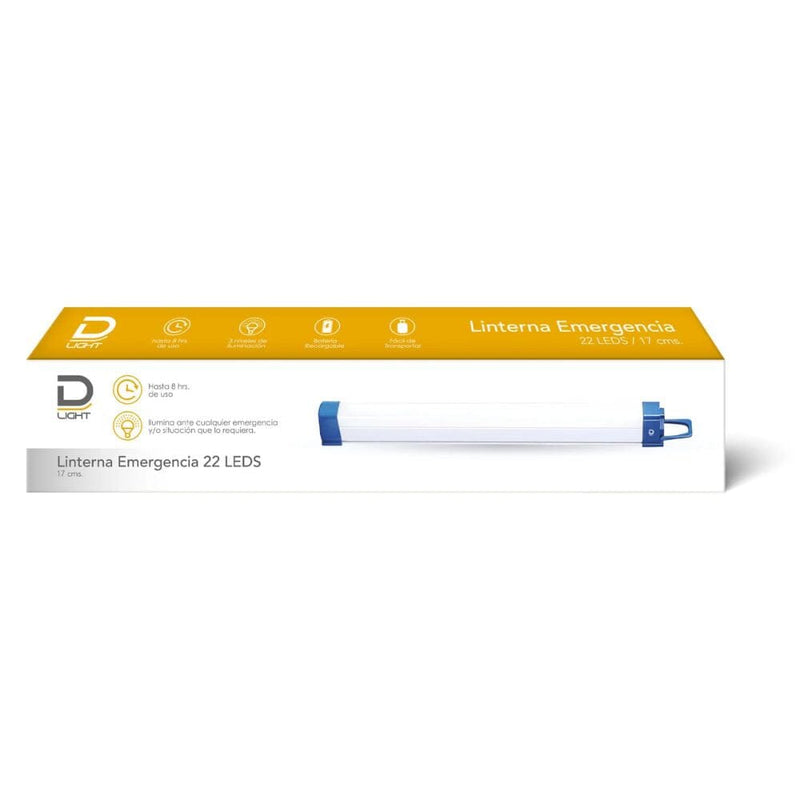 Linterna Emergencia 22 Leds 17 Cm FERRETERIA DATACOM 