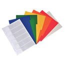 Separador Oficio Polipropileno De Color 6 Posiciones OFICINA Y LIBRERIA TORRE 