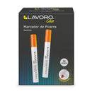 Marcador De Pizarra Punta Redonda Naranja OFICINA Y LIBRERIA LAVORO 