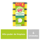 Esponja Acanalada Multiuso 4 Unidades ASEO Y LIMPIEZA SCOTCH-BRITE 