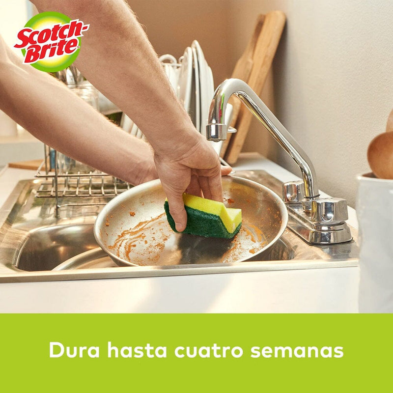 Esponja Acanalada Multiuso 4 Unidades ASEO Y LIMPIEZA SCOTCH-BRITE 