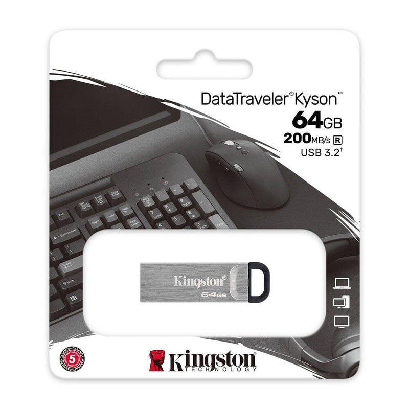 Pendrive Metalico 64 Gb Usb 3.2 Kyson Dtkn/64Gb TECNOLOGIA KINGSTON 