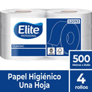 Papel Higiénico Classic 500 X 4 Un PAPEL TISSUE ELITE 