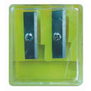 Sacapunta Plastico Con Deposito 2 Orificios OFICINA Y LIBRERIA COLON 