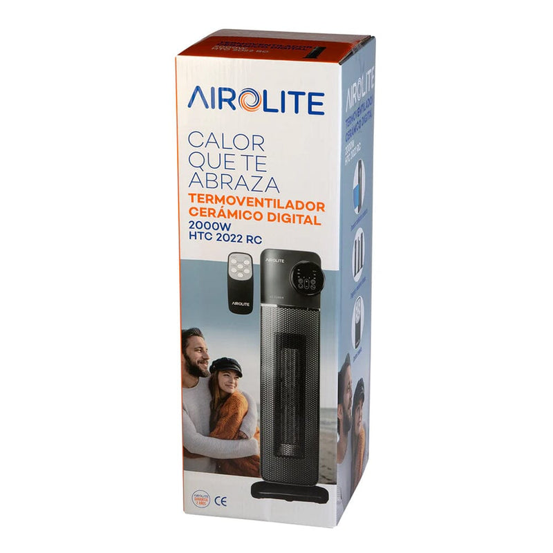 Termoventilador Cerámico Digital 2000W Htc-2022 Rc HOGAR AIROLITE 