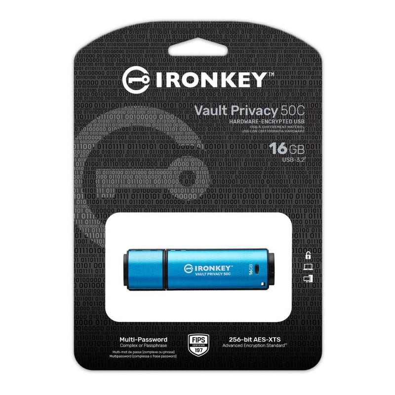 Pendrive Tipo-C Ironkey Vpc50 16Gb TECNOLOGÍA KINGSTON 