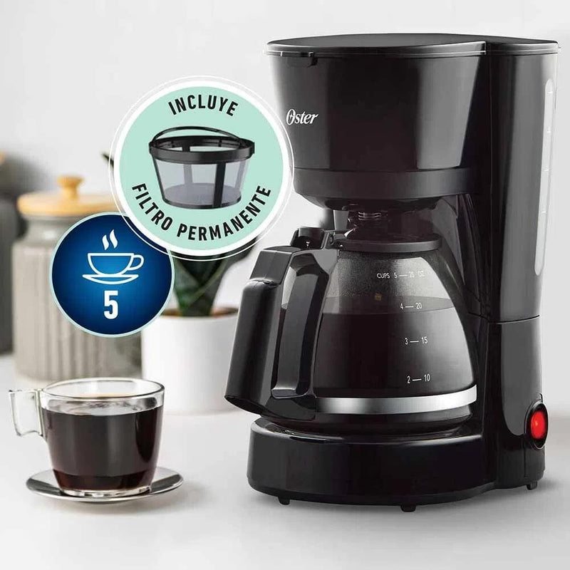 Cafetera 5 Tazas con Filtro HOGAR OSTER 