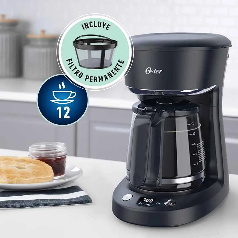 Cafetera Programada 12 Tazas Autoapagado HOGAR OSTER 