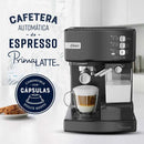 Cafetera Prima Latte Negra HOGAR OSTER 