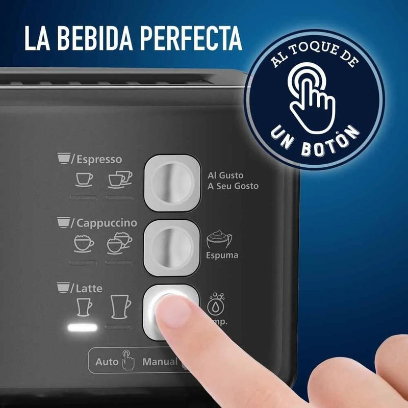 Cafetera Prima Latte Negra HOGAR OSTER 
