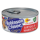 Surtido De Mariscos En Aceite 190 Gr ALIMENTOS ROBINSON CRUSOE 