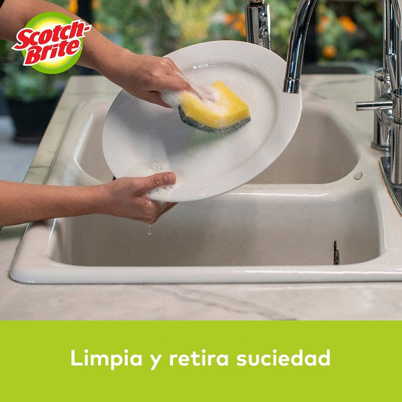 Esponja Acanalada X 3 ASEO Y LIMPIEZA SCOTCH-BRITE 