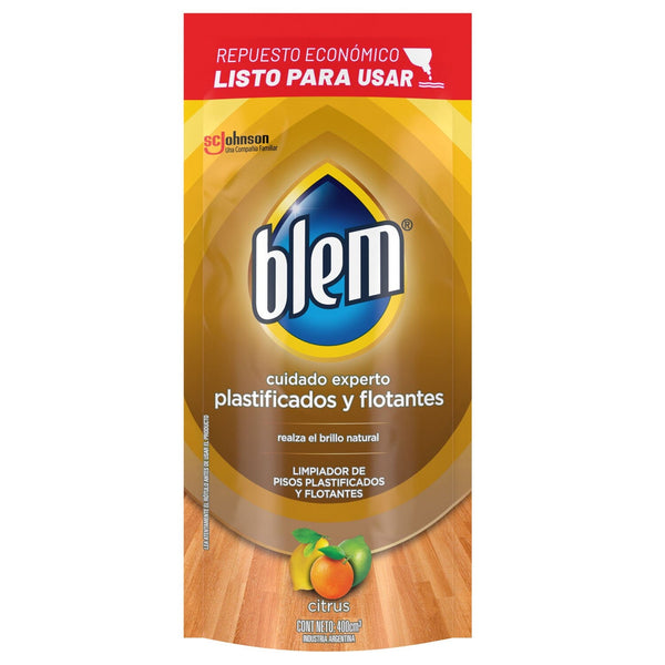 Limpiador Repuesto Pisos Plastificados Y Flotantes Floral 400 Ml BLEM 