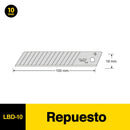 Repuesto Cuchillo Lbd-10 15 Segmentos 18Mm FERRETERIA OLFA 