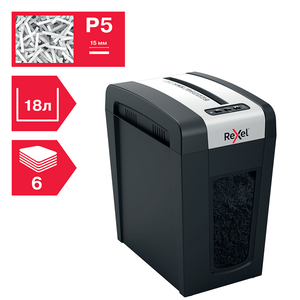 Destructora Microcorte 6 Hojas Secure Mc6 REXEL 