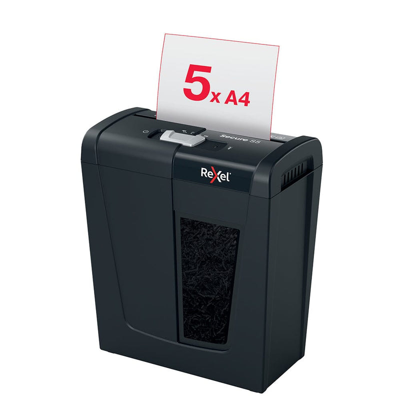 Destructora Con Tiras 5 Hojas Secure S5 P2 REXEL 