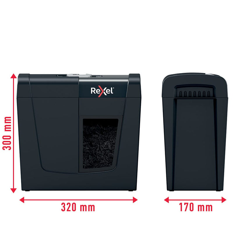 Destructora Con Challa 6 Hojas Secure X6 P4 OFICINA Y LIBRERIA REXEL 