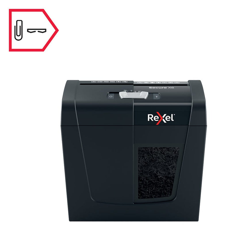 Destructora Con Challa 6 Hojas Secure X6 P4 OFICINA Y LIBRERIA REXEL 