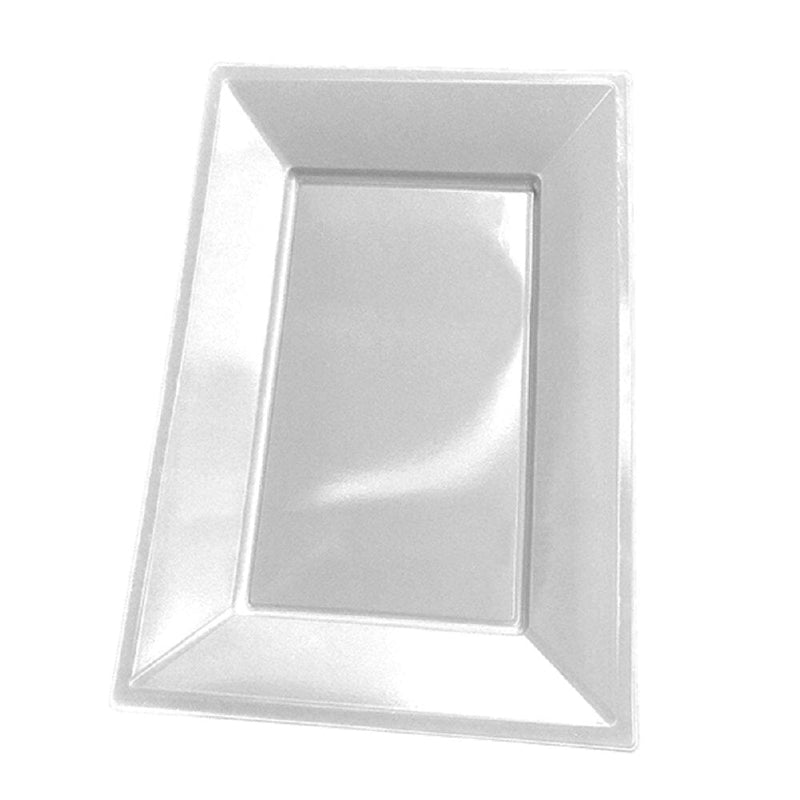 Bandeja Rectangular Grande Blanco X3 Unidades COTILLON FESTIVITY 