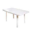 Mesa Florencia Rectangular Blanca 140X90Cm WENCO 