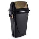 Basurero Piso Basculante Ecoblack 46 Lt PLASUTIL 