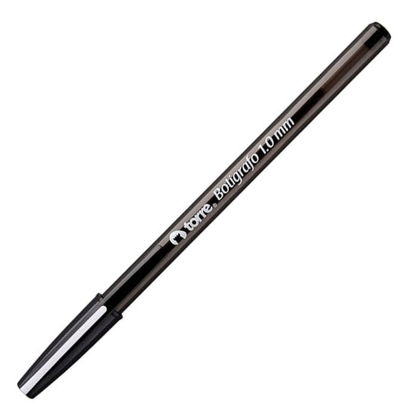 Lápiz Pasta Punta Media Negro 1.0 Mm OFICINA Y LIBRERIA TORRE 