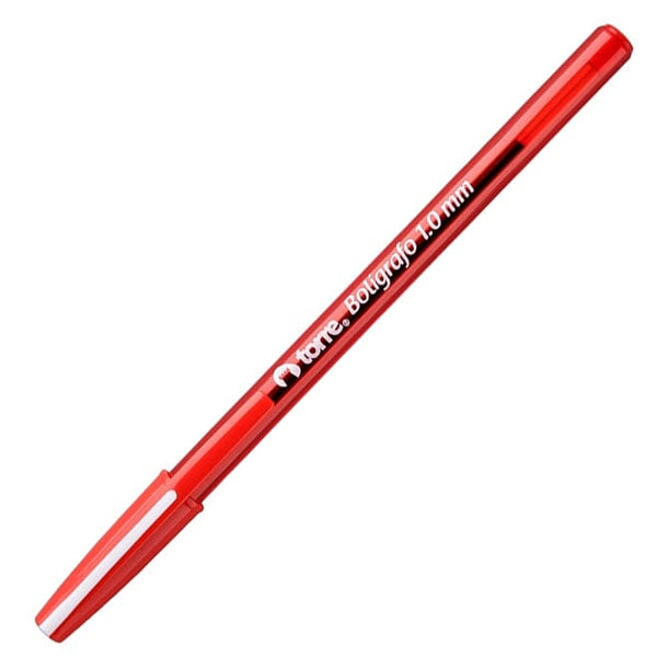 Lápiz Pasta Punta Media Rojo 1.0 Mm OFICINA Y LIBRERIA TORRE 
