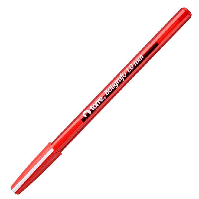 Lápiz Pasta Punta Media Rojo 1.0 Mm OFICINA Y LIBRERIA TORRE 