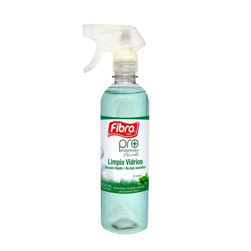 Limpiador Vidrios Y Cristales Gatillo Biodegradable 500 ml ASEO Y LIMPIEZA FIBRO 