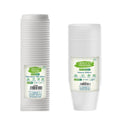 Vaso Blanco + Tapa 8Oz Eco 50 Un BIG PARTY ECO 