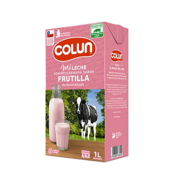 Leche Semi Desc Frutilla 1 Lt COLUN 