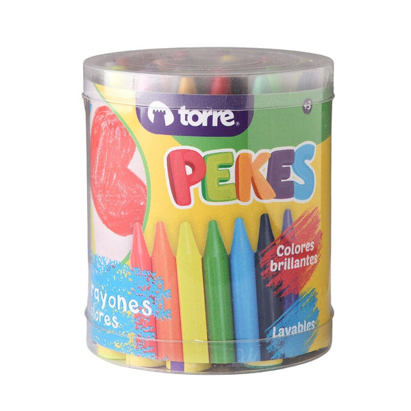 Maxi Crayones 24 Colores Pekes OFICINA Y LIBRERIA TORRE 