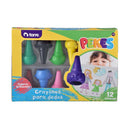 Crayones Para Dedos 12 Colores Pekes OFICINA Y LIBRERIA TORRE 