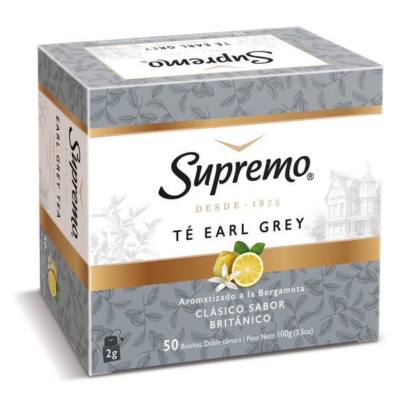 Te Earl Grey Premium 50 Bolsas 100 Gr SUPREMO 