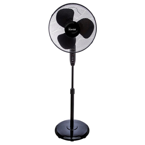 Ventilador Pedestal Negro 16" Kfr-16P Control Remoto HOGAR KENDAL 