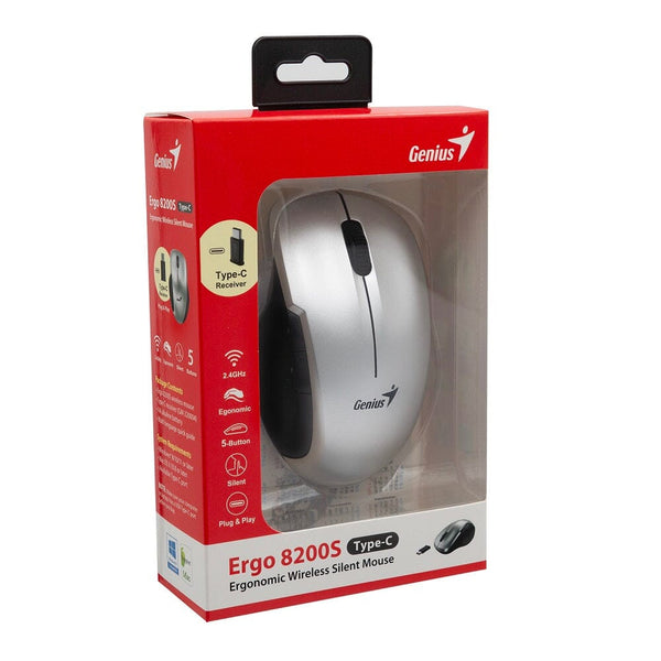 Mouse Inalambrico Ergo Type-C GENIUS 