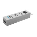 Hub Usb 4 Puertos 2.0 Blanco PHILCO 