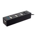 Hub Usb 4 Puertos 2.0 Negro PHILCO 