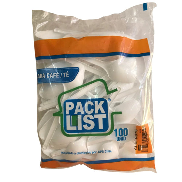 Cuchara De Té/Café Económica 100 Un NATURAL PACK 
