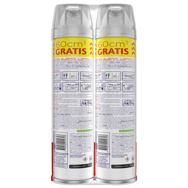 Desinfectante Ambiental 2X420 cc LYSOFORM 