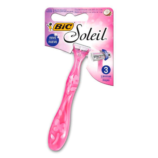 Afeitadora Femenina Soleil 3 Hojas 1 Un BIC 