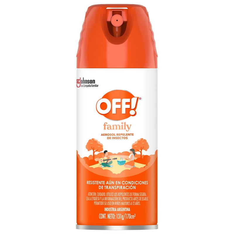 Repelente Insectos Aerosol Family 131 Gr OFF 