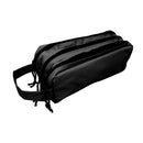 Estuche Liso 3 Cierres Negro Con Manilla 21X9.5X9 OFICINA Y LIBRERIA FECO 