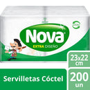 Servilleta Cóctel Extra Diseño 200 Un ASEO Y LIMPIEZA NOVA 