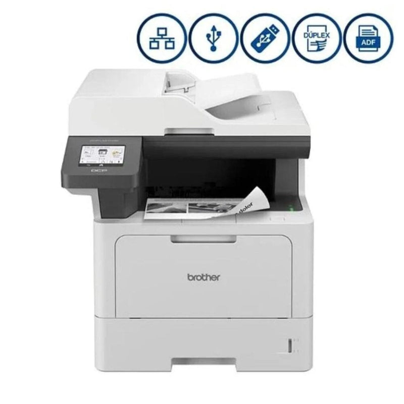 Multifuncional Monocromática Usb Red L5510 TECNOLOGÍA BROTHER 