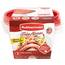 Contenedores Herméticos 760 ml X 3 Un HOGAR RUBBERMAID 
