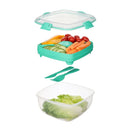 Contenedor Hermético Para Ensalada Sistema To Go 1.1 Lt HOGAR SISTEMA 