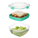 Contenedor Hermético Para Ensalada Y Sandwich 1.63 Lt HOGAR SISTEMA 
