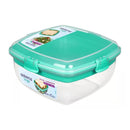 Contenedor Hermético Para Ensalada Y Sandwich 1.63 Lt HOGAR SISTEMA 