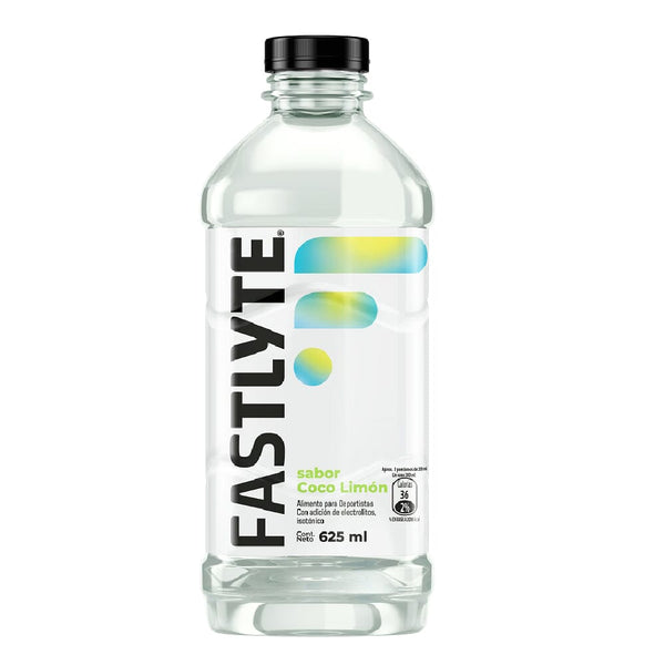 Bebida Sabor Coco Limón Botella 625 Ml ALIMENTOS FASTLYTE 
